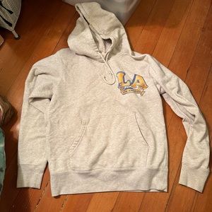 LA Los Angeles Disney hoodie UNI GLO size small vintage look, LA hoodie